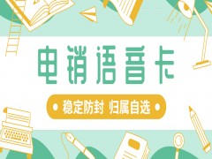 无锡电销语音卡怎么办理